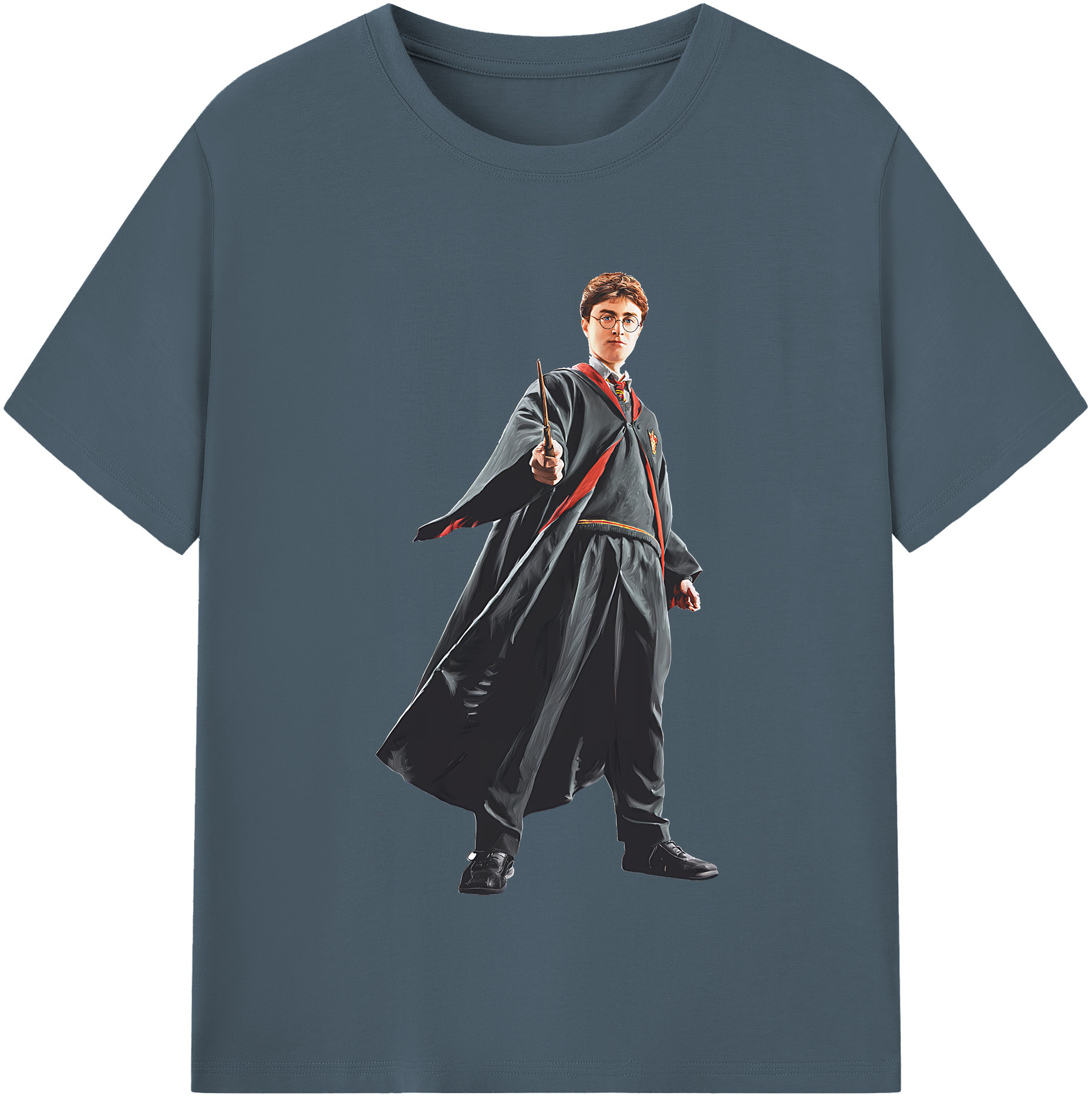 （画像用） Harry Potter ハリー・ポッターシリーズ 綿100％半袖Tシャツ（フロントプリント）